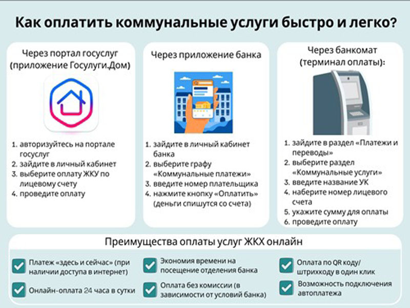 Как оплатить коммунальные платежи через Интернет?.