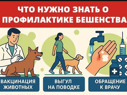 Памятка для населения по профилактике бешенства.